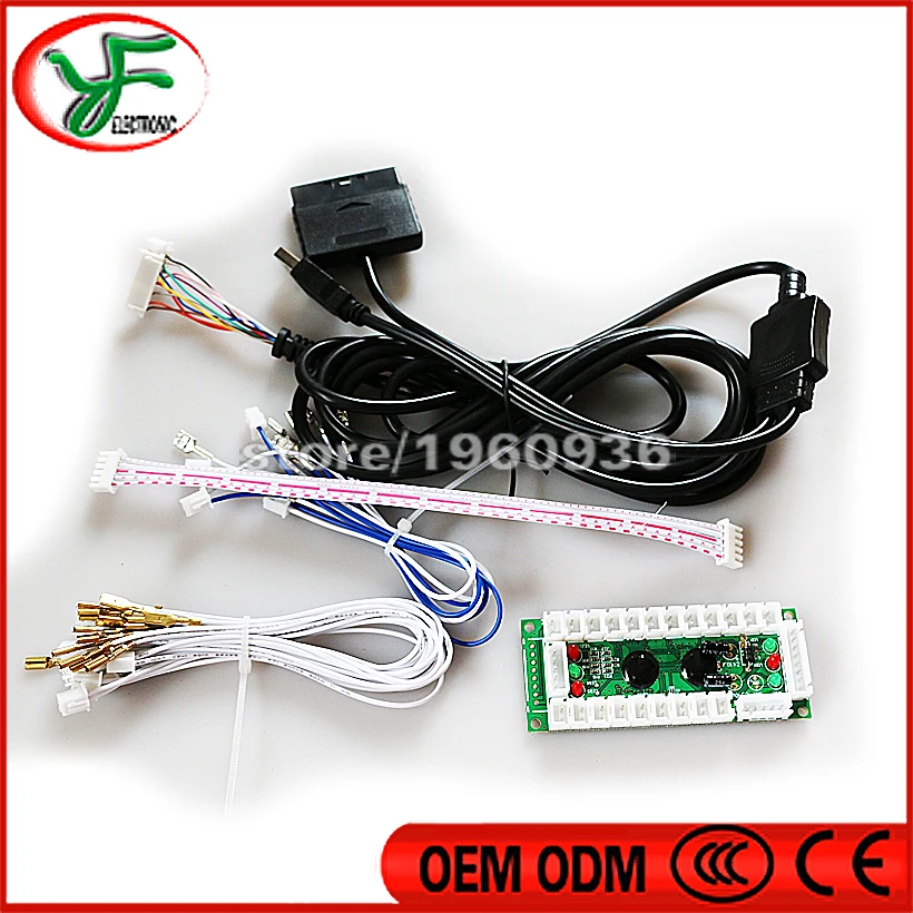 Zero Delay Arcade USB Encoder Play Station PC PS2 PS3 Joystick For Arcade Controllers 2Pin Rocker + Sanwa Push Buttons Cable
Zero Delay Arcade USB Encoder Play Station PC PS2 PS3 Joystick For Arcade Controllers 2Pin Rocker + Sanwa Push Buttons Cable
