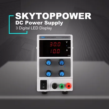 10A 0-30V Adjustable Steady DC Power Supply Precision Variable Digital Regulated Power Switch Supply For Test Repair Centers
10A 0-30V Adjustable Steady DC Power Supply Precision Variable Digital Regulated Power Switch Supply For Test Repair Centers