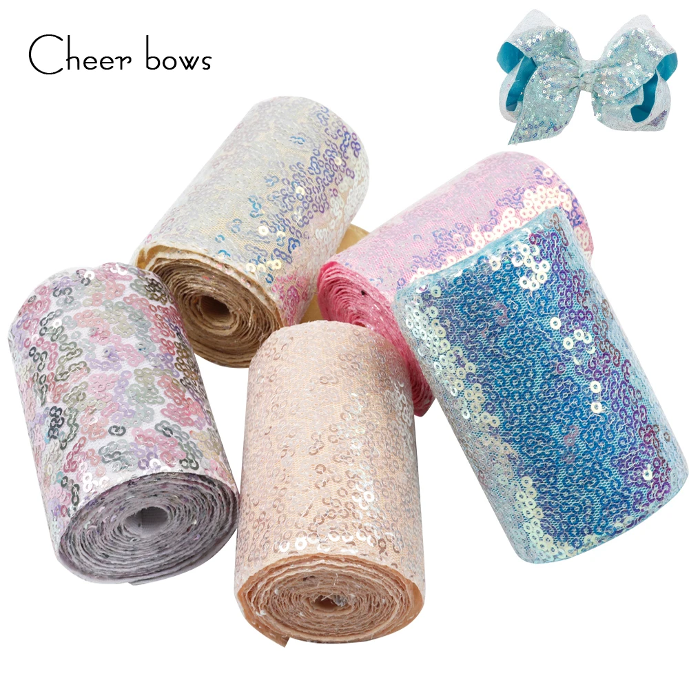 Cheer bow Sequin Shiny Ribbon in Ribbons Solid Candy Color DIY Hair bows Accessories Gifts Packing Wrapping For Crafts 75mm 2 y
Cheer bow Sequin Shiny Ribbon in Ribbons Solid Candy Color DIY Hair bows Accessories Gifts Packing Wrapping For Crafts 75mm 2 y