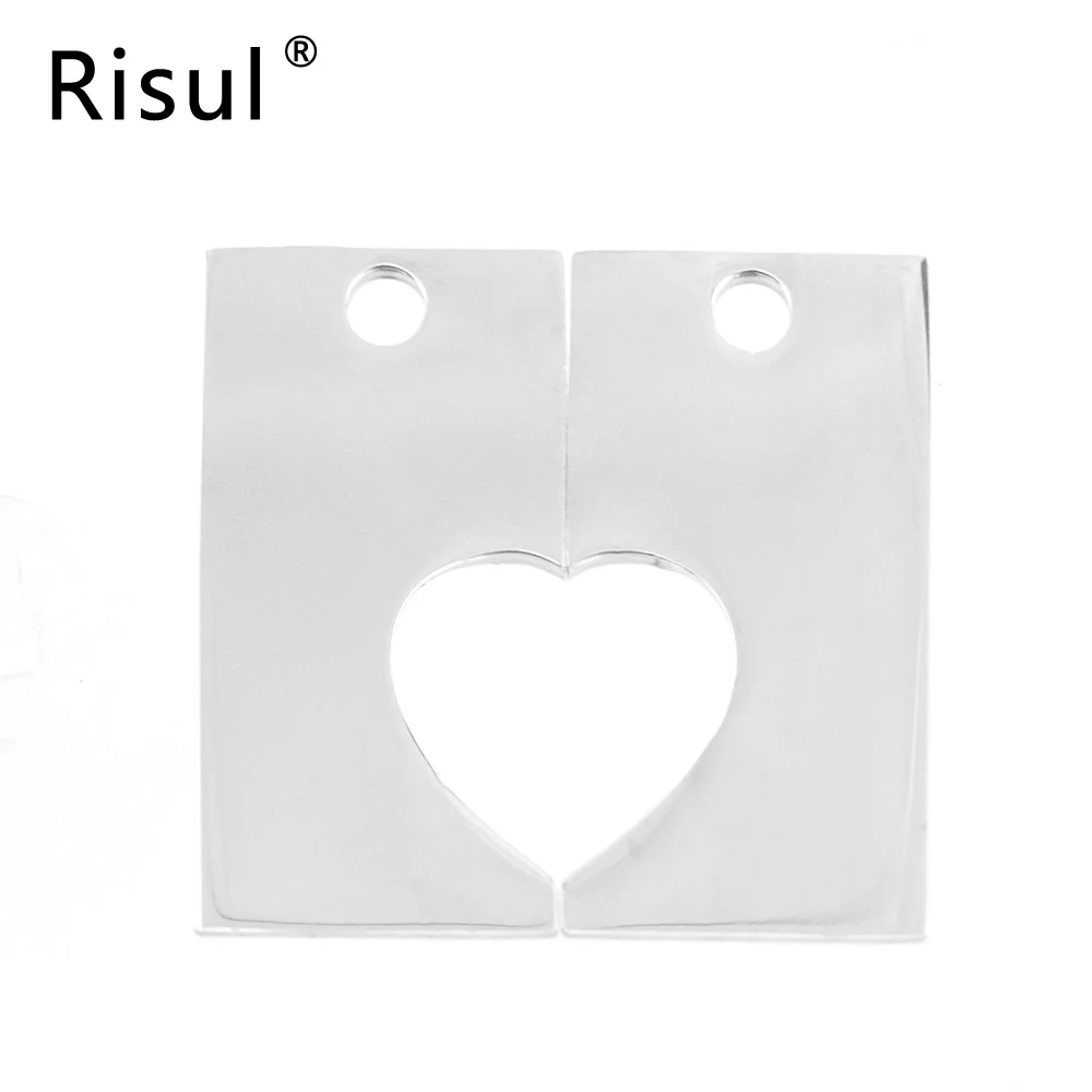 Risul heart in rectangle Pendant Lovers' pair couples charms for DIY print engrave mirror polish Stainless steel wholesale 10pcs
Risul heart in rectangle Pendant Lovers' pair couples charms for DIY print engrave mirror polish Stainless steel wholesale 10pcs