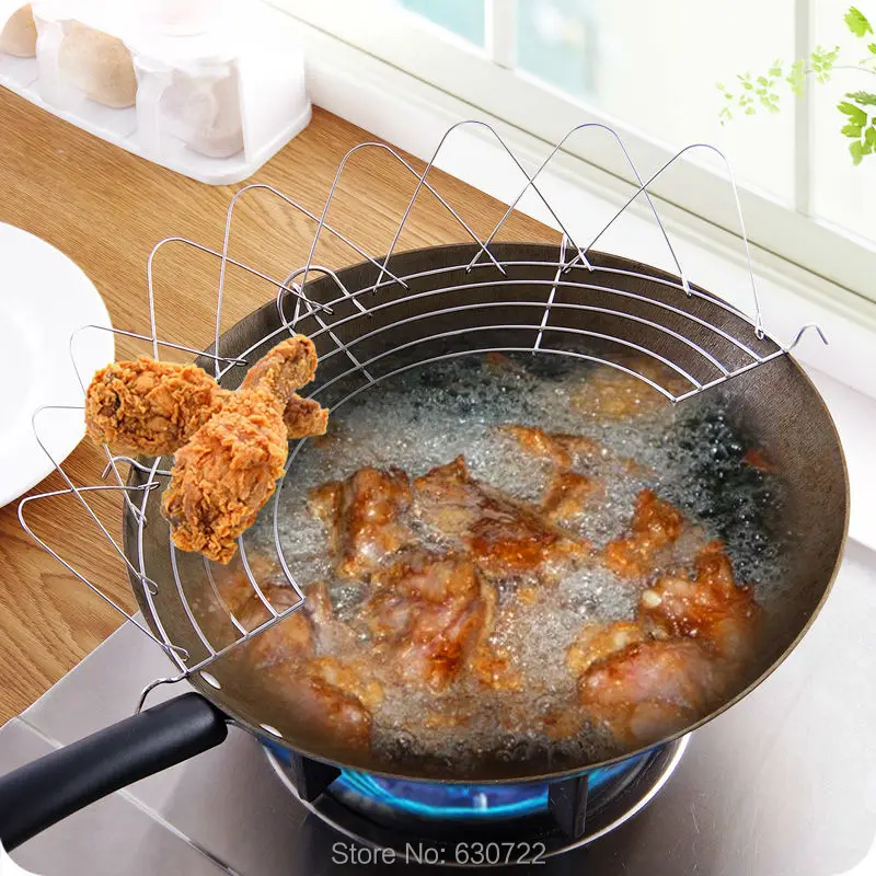 Multi-functional frying Drain oil Shelf 201 stainless steel Anti-hot insulation Iron frame 37x7x1.3cm
Multi-functional frying Drain oil Shelf 201 stainless steel Anti-hot insulation Iron frame 37x7x1.3cm
