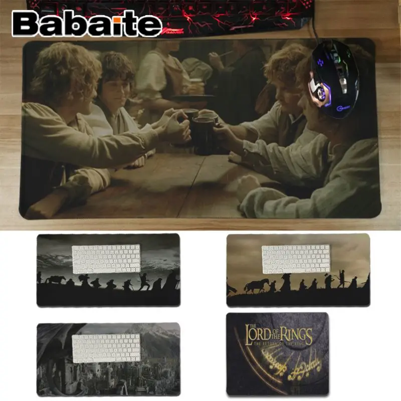 Babaite The Lord Of The Rings Movie MousePads Computer Laptop Anime Mouse Mat Anti-Slip Durable Silicone Computermats Mousepad
Babaite The Lord Of The Rings Movie MousePads Computer Laptop Anime Mouse Mat Anti-Slip Durable Silicone Computermats Mousepad