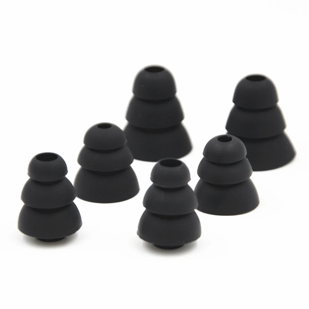 AK 18pcs/lot Three Triple Flange Eartips Silicone Ear Sleeve For Earphones Earbuds Headphone S/M/L Size With High Quality
AK 18pcs/lot Three Triple Flange Eartips Silicone Ear Sleeve For Earphones Earbuds Headphone S/M/L Size With High Quality