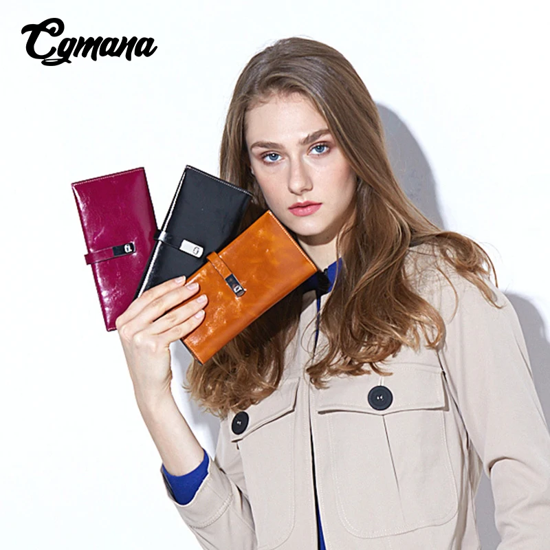 100% Genuine Leather Wallet 2019 Oil Leather Wallet Luxury Purses Women Designer High Quality Card Holders Famous Brand Clutches
100% Genuine Leather Wallet 2019 Oil Leather Wallet Luxury Purses Women Designer High Quality Card Holders Famous Brand Clutches