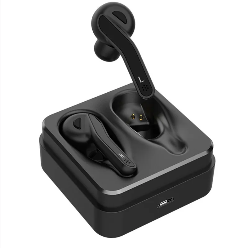 5.0 Really Wireless Sports Waterproof Bluetooth Headset Tws Bring Charge Warehouse Stereo Music Earbud Earphonet With Mic Eh* |