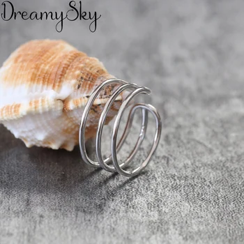 Luxury Jewelry Trendy 925 Sterling Silver Antique Layered Line Rings For Women Ladies Large Adjustable Size Ring Joyas De Plata
Luxury Jewelry Trendy 925 Sterling Silver Antique Layered Line Rings For Women Ladies Large Adjustable Size Ring Joyas De Plata