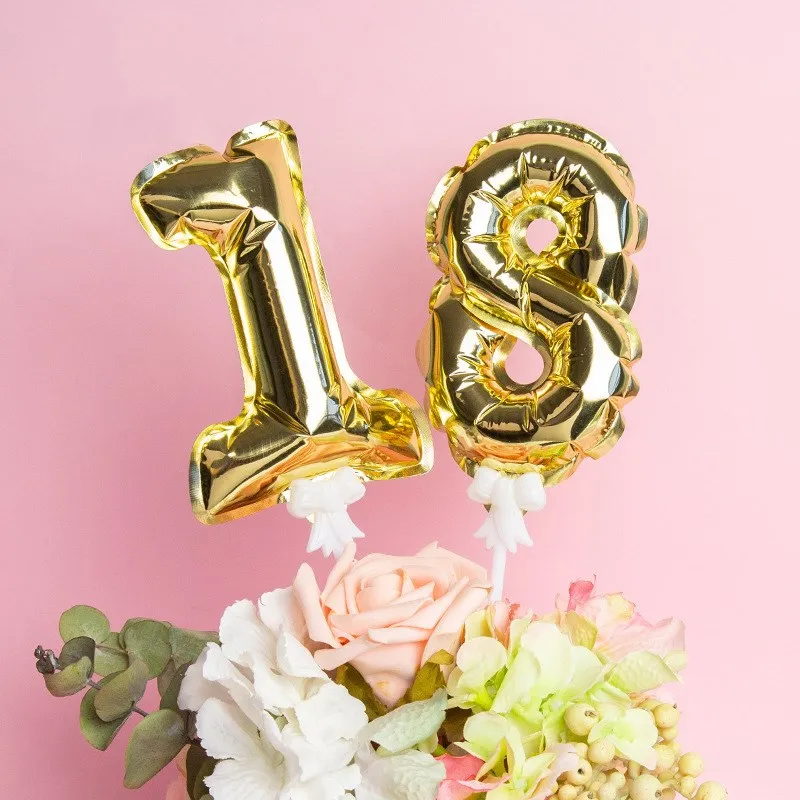 1PC/Pack Baby Shower Number Aluminum Foil Balloon Cake Decorating Wedding Birthday Party Insert Card Dessert Roasting Plugins
1PC/Pack Baby Shower Number Aluminum Foil Balloon Cake Decorating Wedding Birthday Party Insert Card Dessert Roasting Plugins
