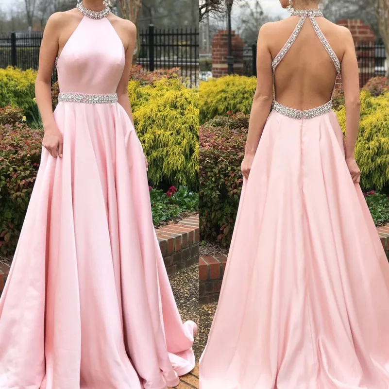 Elegant Pink Crystal Bead Women Maxi Dress Sexy Halter Sukienka Vestidos Robe Femme Kleider Evening Party Night Long Dresses
Elegant Pink Crystal Bead Women Maxi Dress Sexy Halter Sukienka Vestidos Robe Femme Kleider Evening Party Night Long Dresses