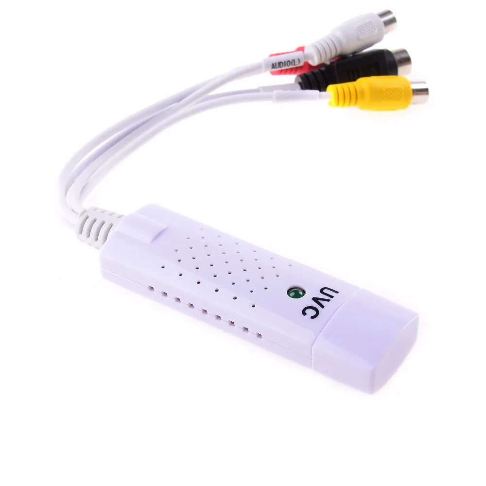 Карта видеозахвата USB 2 0 композитная 1 канал Usb CCTV для Win XP 7 8 10 captura de видеокарта |