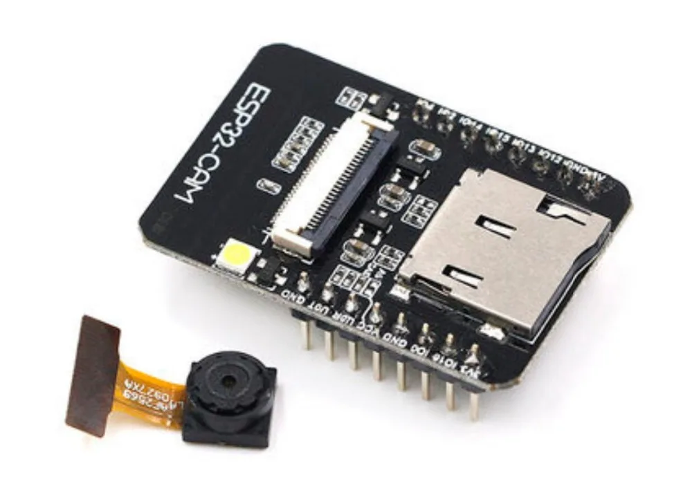 ESP32-CAM with Camera Module OV2640 2MP ESP32-CAM WiFi + Bluetooth Module Camera Module ESP32 Development Board
ESP32-CAM with Camera Module OV2640 2MP ESP32-CAM WiFi + Bluetooth Module Camera Module ESP32 Development Board