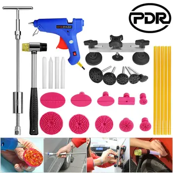 PDR Tools Reverse Hammer Paintless Dent Repair Tool Set Dent Puller Slide Hammer Glue Tabs
PDR Tools Reverse Hammer Paintless Dent Repair Tool Set Dent Puller Slide Hammer Glue Tabs