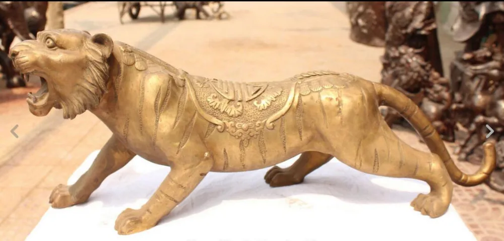 free 27" Huge Chinese Bronze Wealth Money Ferocity Animal Tigre Up Hill Tiger Statue fast
free 27" Huge Chinese Bronze Wealth Money Ferocity Animal Tigre Up Hill Tiger Statue fast