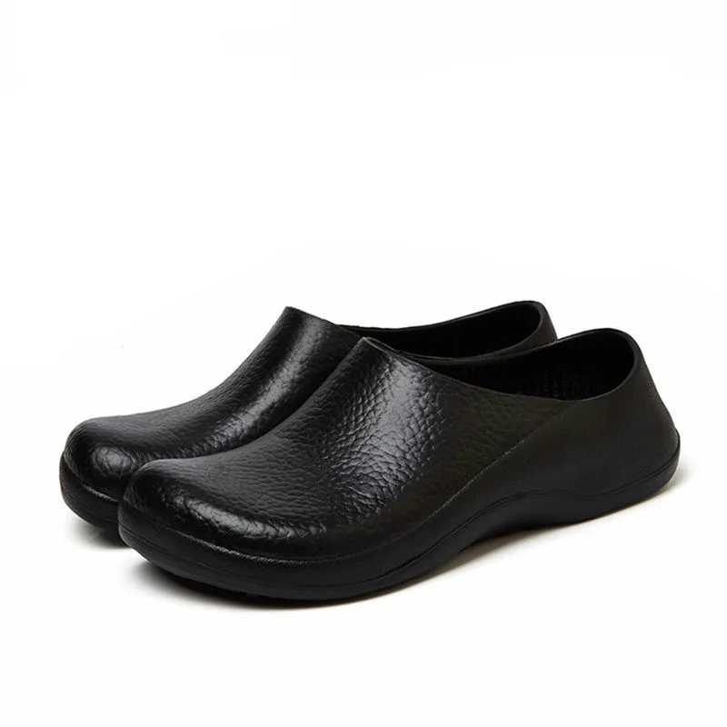 Oil-proof Chef Shoes for Men Black Sandals for Kitchen Restaurant Work Shoes Super Non-slip Closed Toe Safety Shoes Clogs 39-44#
Oil-proof Chef Shoes for Men Black Sandals for Kitchen Restaurant Work Shoes Super Non-slip Closed Toe Safety Shoes Clogs 39-44#