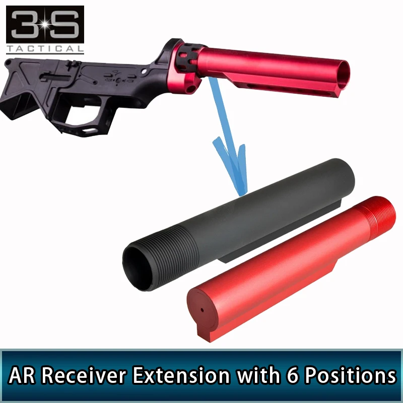 CNC Alloy Tactical 6 Position Stock Pipe for Airsoft GBB AR Receiver Extension Hunting Accessories AR Stock
CNC Alloy Tactical 6 Position Stock Pipe for Airsoft GBB AR Receiver Extension Hunting Accessories AR Stock