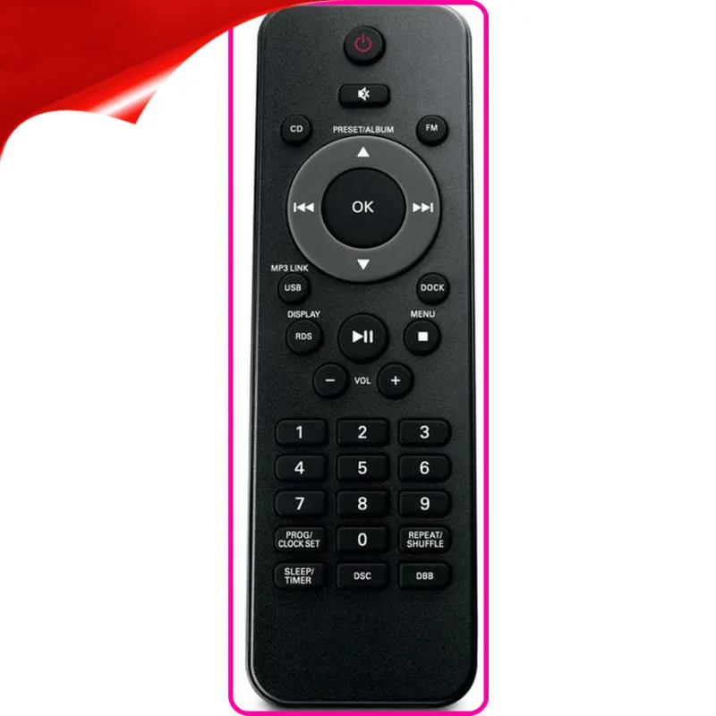 Original Remote Control for Philips micro music system DCM1070 DCM2055 MCM1050 MCM1050B DCM3060 DCM2020 DCM2060 MCM2050 mcm2000
Original Remote Control for Philips micro music system DCM1070 DCM2055 MCM1050 MCM1050B DCM3060 DCM2020 DCM2060 MCM2050 mcm2000