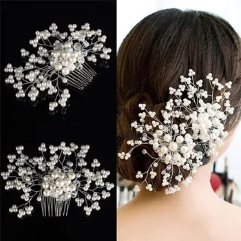 Floral Wedding Pearl Crystal Bridesmaid Bridal Party Hair Comb For Women Ladies Hairpin Jewelry Hair Styling Accessories
Floral Wedding Pearl Crystal Bridesmaid Bridal Party Hair Comb For Women Ladies Hairpin Jewelry Hair Styling Accessories