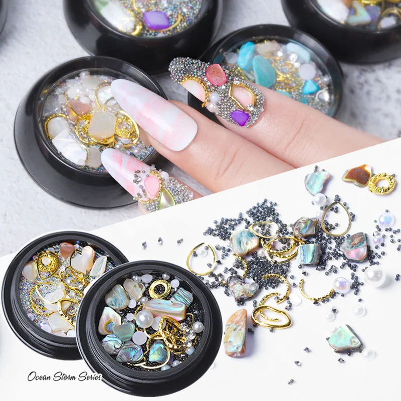 DIY Art Nails Ocean Storm Nail Drill Micro Drill Crystal Sand Shell Metal Jewelry Mix Box Rhinestone Glitter Crystal Decoration
DIY Art Nails Ocean Storm Nail Drill Micro Drill Crystal Sand Shell Metal Jewelry Mix Box Rhinestone Glitter Crystal Decoration