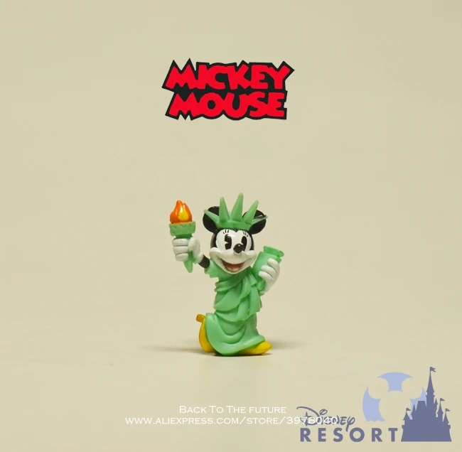 Disney Mickey Mouse Minnie Statue of Liberty 2.5cm Action Figure Anime Decoration Collection Figurine Toy model for children
Disney Mickey Mouse Minnie Statue of Liberty 2.5cm Action Figure Anime Decoration Collection Figurine Toy model for children