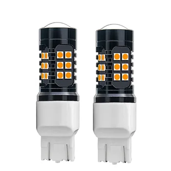 2pcs W21/5W 7443 T20 1500LM 3030 LED Car Rear Light Stop Bulbs 21/5W Auto Direction Indicator Lamps Red White Yellow Amber 2X
2pcs W21/5W 7443 T20 1500LM 3030 LED Car Rear Light Stop Bulbs 21/5W Auto Direction Indicator Lamps Red White Yellow Amber 2X