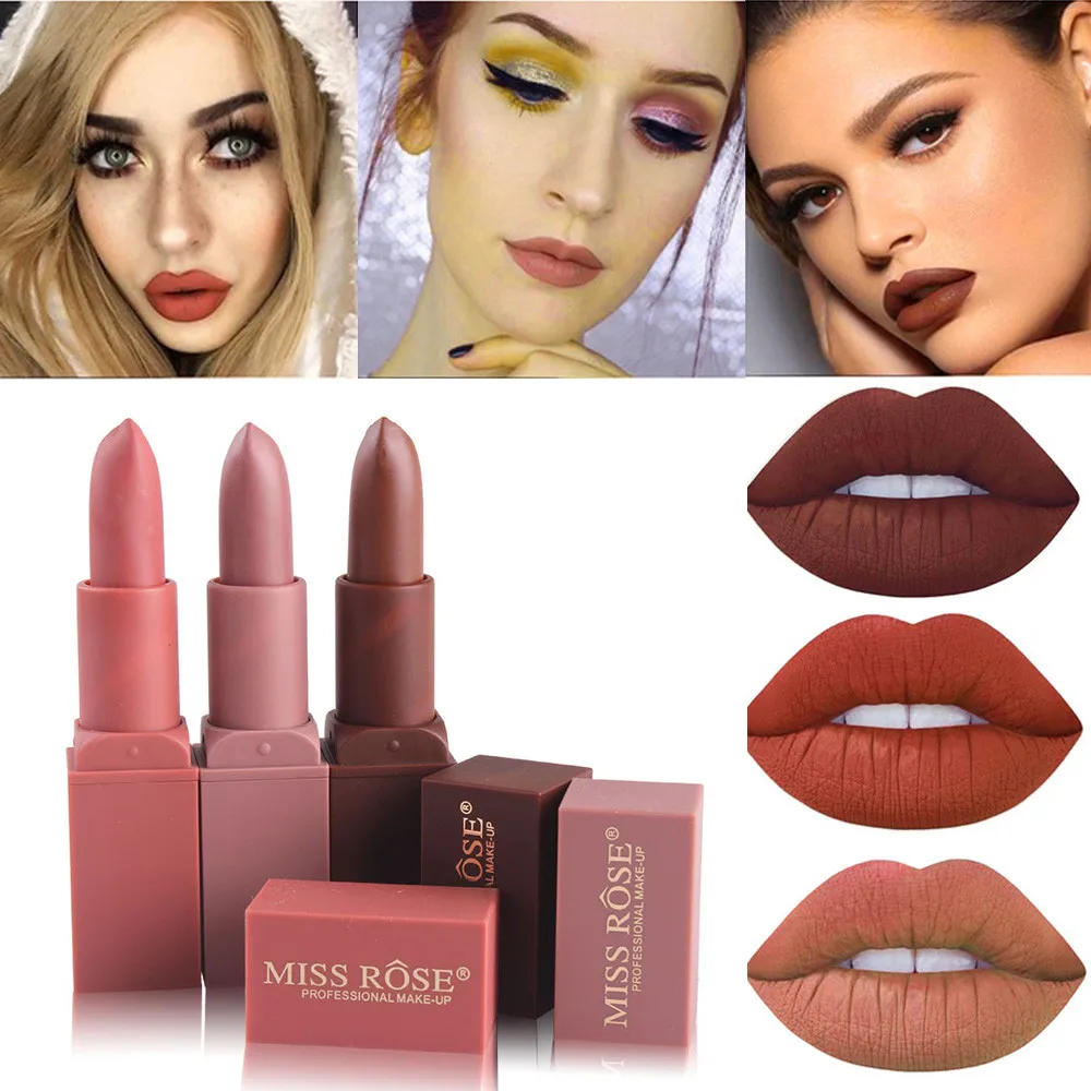 MISS ROSE Makeup Moisturizing Lipstick Square Tube Dumb Red Mouth Matte Moisturizing Lip Gloss 2018 New Lipsticks For Women
MISS ROSE Makeup Moisturizing Lipstick Square Tube Dumb Red Mouth Matte Moisturizing Lip Gloss 2018 New Lipsticks For Women