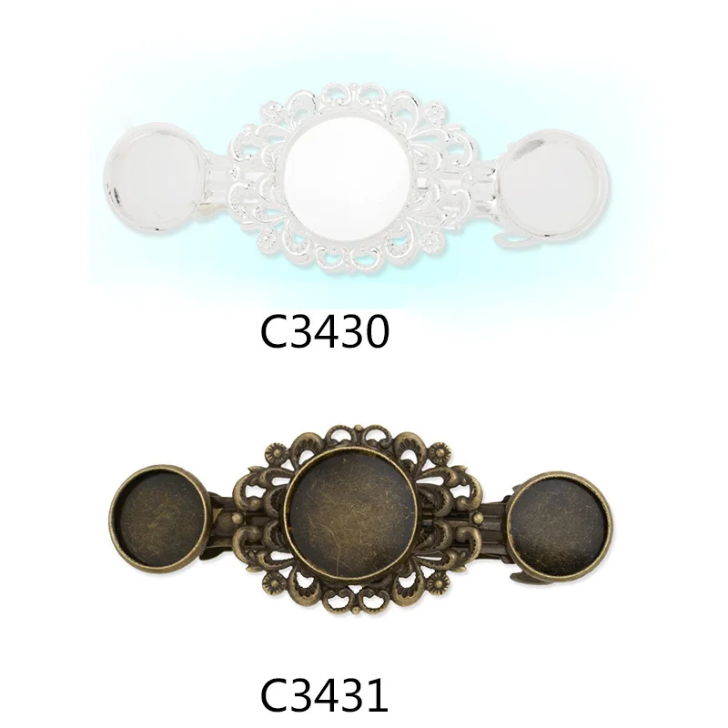 5pcs French Barrettes Hair Clips With 2 pieces 12mm bezels,one piece 16mm bezel,length 63mm,Hair Accessories
5pcs French Barrettes Hair Clips With 2 pieces 12mm bezels,one piece 16mm bezel,length 63mm,Hair Accessories