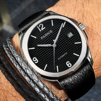 Parnis Automatic Watch Minimalist Watch Men Wrist Watch 2018 Miyota Sapphire Crystal Mechanical Watches relogio masculino Gift
Parnis Automatic Watch Minimalist Watch Men Wrist Watch 2018 Miyota Sapphire Crystal Mechanical Watches relogio masculino Gift