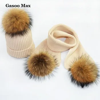 2018 Female knitted 140cm long Scarf and Hat Set Luxury Winter Warm Crochet Hats and scarves with Real fur pom Beanie Hat
2018 Female knitted 140cm long Scarf and Hat Set Luxury Winter Warm Crochet Hats and scarves with Real fur pom Beanie Hat