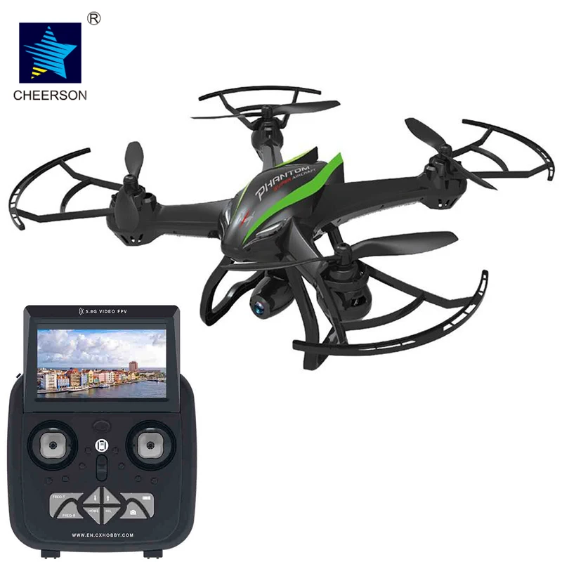 CHEERSON CX-35 CX35 RC Helicopter 5.8G FPV 2.4G 6-Axis Drone With Wide Angle Camera 720P Quadcopter Altitude Hold Toy
CHEERSON CX-35 CX35 RC Helicopter 5.8G FPV 2.4G 6-Axis Drone With Wide Angle Camera 720P Quadcopter Altitude Hold Toy