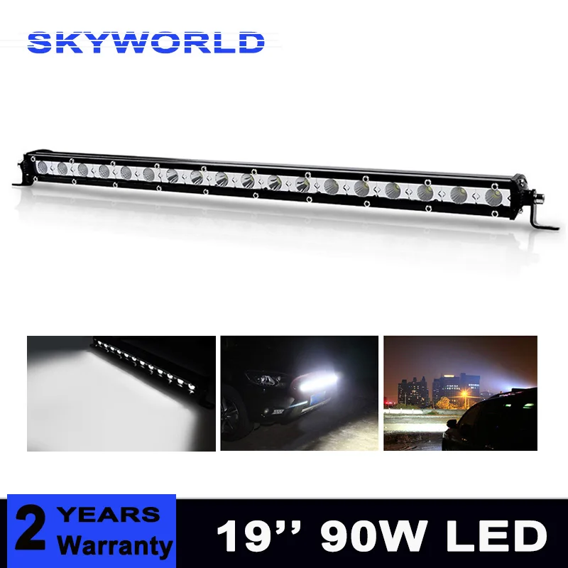 IP67 Waterproof Off-Road 19" 90W Combo Single Row Led Light Bar For Truck Car ATV SUV Jeep Boat
IP67 Waterproof Off-Road 19" 90W Combo Single Row Led Light Bar For Truck Car ATV SUV Jeep Boat