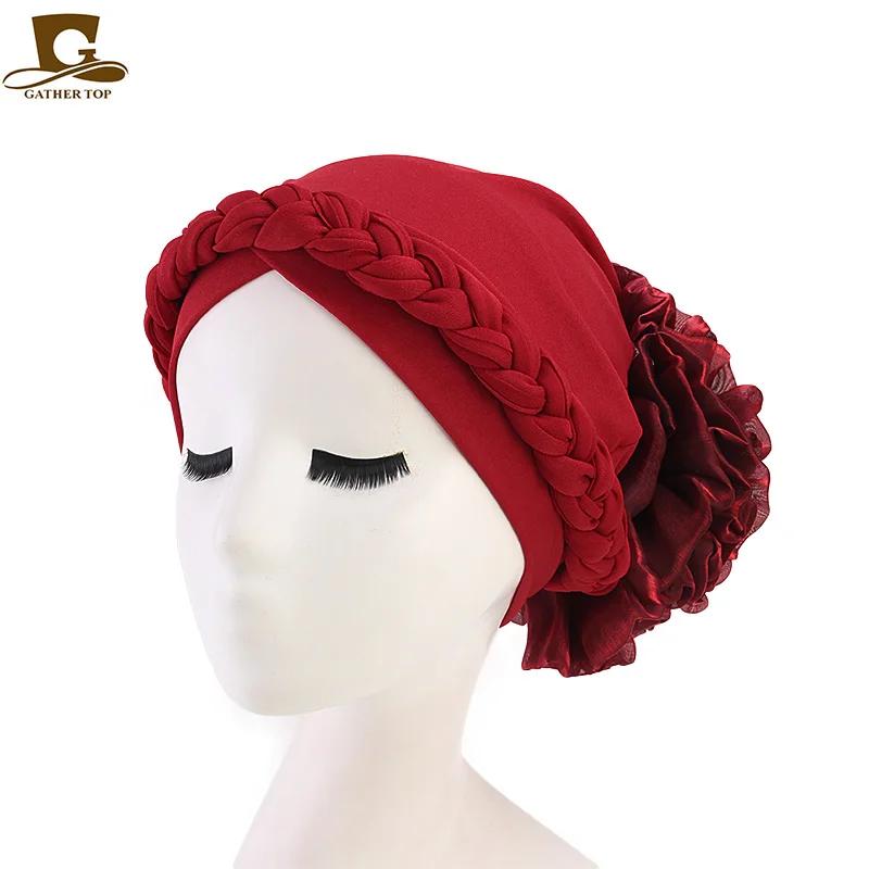 Woman Big Flower Turban Elastic Cloth Hair Accessories Hair Bands Hat Chemo Ladies Muslim Scarf Hijab Cap
Woman Big Flower Turban Elastic Cloth Hair Accessories Hair Bands Hat Chemo Ladies Muslim Scarf Hijab Cap
