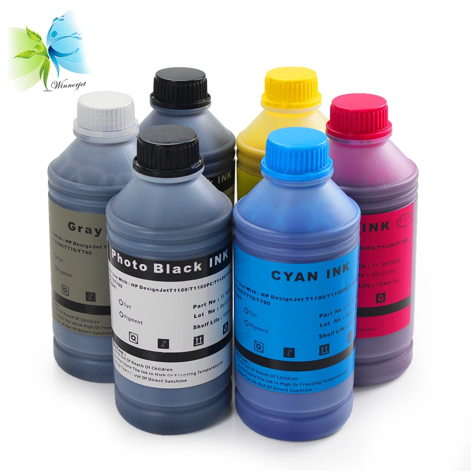 Refillable for Hp-72 dye and Pigment ink For HP Designjet T1100 T1120 T1200 T2300 printer 500ml package
Refillable for Hp-72 dye and Pigment ink For HP Designjet T1100 T1120 T1200 T2300 printer 500ml package