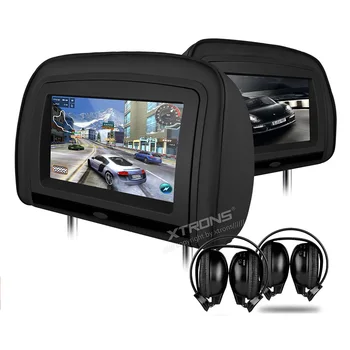 2x9" HDMI 1080P Headrest Car DVD Player Backseat Video Support 32 Bits Game Detachable Zipper Cover IR FM USB TF Pillow Monitor
2x9" HDMI 1080P Headrest Car DVD Player Backseat Video Support 32 Bits Game Detachable Zipper Cover IR FM USB TF Pillow Monitor