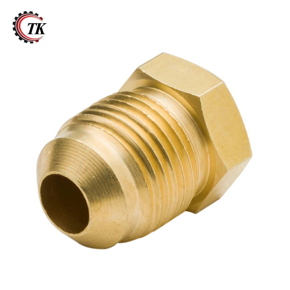 Transkoot 2pcs Brass Tube Fitting SAE 45 Degree Flare Hex Flare Plug for Tube OD 3/16" 1/4" 5/16" 3/8" 1/2" 5/8"
Transkoot 2pcs Brass Tube Fitting SAE 45 Degree Flare Hex Flare Plug for Tube OD 3/16" 1/4" 5/16" 3/8" 1/2" 5/8"