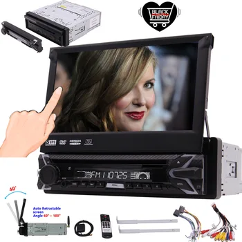 Single Din GPS Radio 7 inch Car DVD Player In Dash Detachable Panel for Anti-theft Head Unit 1 Din Car Audio support Bluetooth
Single Din GPS Radio 7 inch Car DVD Player In Dash Detachable Panel for Anti-theft Head Unit 1 Din Car Audio support Bluetooth