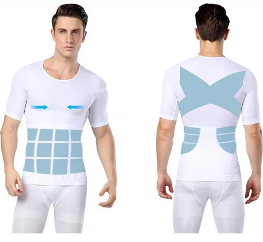 Mens Compression Shapewear Tshirt Body Shaper Chest Binder Shirt Slimming Waist Tummy Trimmer Shapers Men Slim Body Top
Mens Compression Shapewear Tshirt Body Shaper Chest Binder Shirt Slimming Waist Tummy Trimmer Shapers Men Slim Body Top