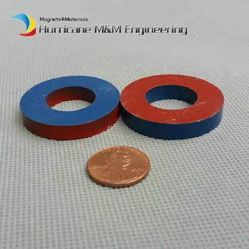 12pcs Experiment Magnet Ring Type OD 36x18x6 mm Students Use O Ring blue red / Toy magnet Magnetic Teaching Tool Ferrite
12pcs Experiment Magnet Ring Type OD 36x18x6 mm Students Use O Ring blue red / Toy magnet Magnetic Teaching Tool Ferrite