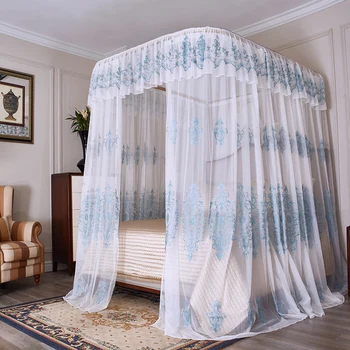 Luxury White Blue Princess Style Landing U type Guide Rail 1.5M 1.8M 2M Mosquito Net Stainless Steel Mosquito Frame Bedding Set
Luxury White Blue Princess Style Landing U type Guide Rail 1.5M 1.8M 2M Mosquito Net Stainless Steel Mosquito Frame Bedding Set