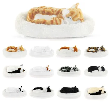 Kawaii Simulation Cat Breathing Cat Stuffed Toys for Children Animal Model Home Decoration Cat Lover
Kawaii Simulation Cat Breathing Cat Stuffed Toys for Children Animal Model Home Decoration Cat Lover
