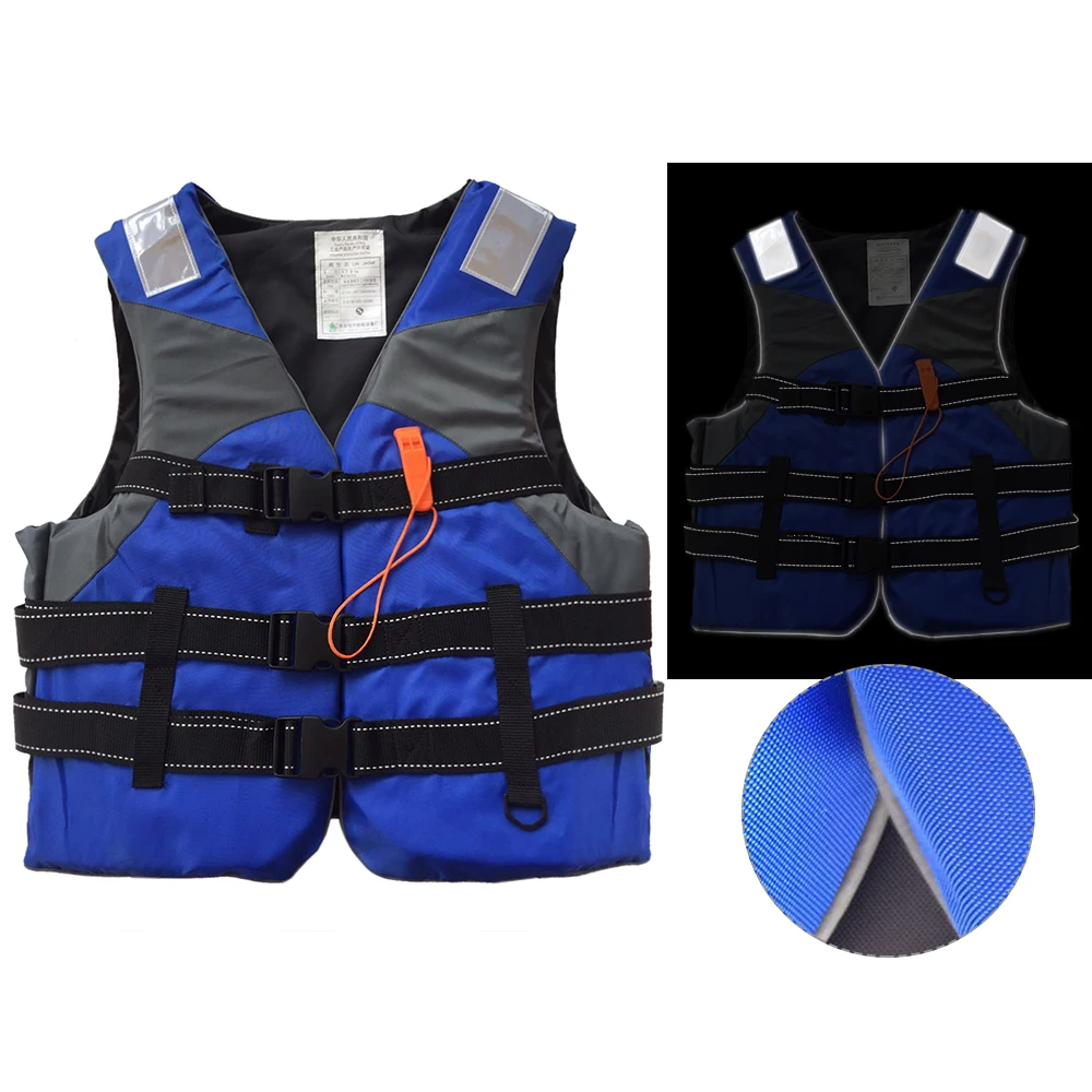Water Sports Life Jacket Flotation Device Life Vest with High Visibility Reflective Threading Panels Kayaking Drifting Fishing
Water Sports Life Jacket Flotation Device Life Vest with High Visibility Reflective Threading Panels Kayaking Drifting Fishing