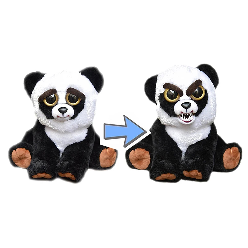 Feisty Pets Funny Change Face Plush Toys Animal Dolls Children Toys   For Girls  Prank Toy Christmas Gift Fast Shipping (5)