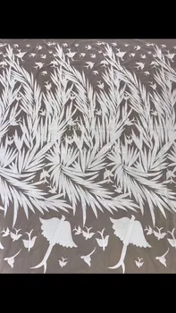 5yards/bag ZC82# White embroidery sequined lace leaf pattern high-grade fabric used for wedding dress fashion stage
5yards/bag ZC82# White embroidery sequined lace leaf pattern high-grade fabric used for wedding dress fashion stage