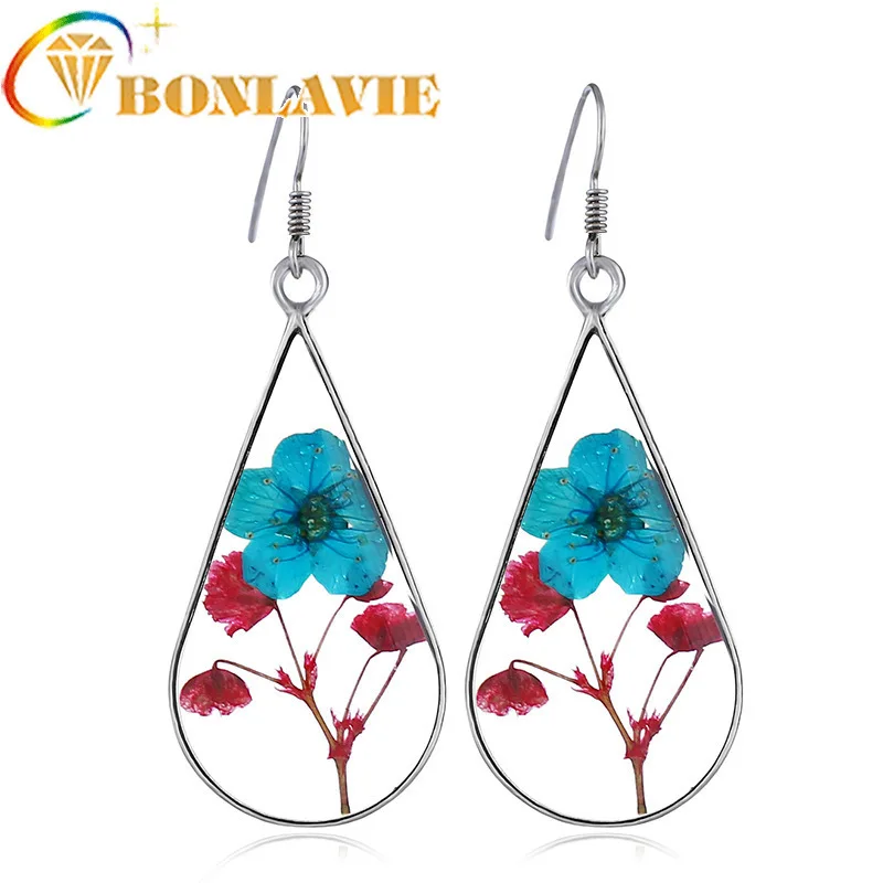 10 Style Epoxy Resin Fashion Dry Flower Earrings Double-Sided Waterdrop Dried Flower Pendant Earrings For Women Jewellery Gift
10 Style Epoxy Resin Fashion Dry Flower Earrings Double-Sided Waterdrop Dried Flower Pendant Earrings For Women Jewellery Gift