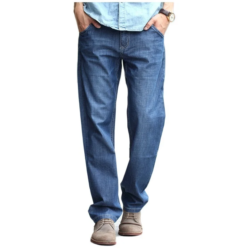 Icpans Men's Classic Jeans Straight Full Casual Brand Thin Denim Jeans Man Trouser Autumn Cowboy Pant Big Size 28-42 44 46 48
Icpans Men's Classic Jeans Straight Full Casual Brand Thin Denim Jeans Man Trouser Autumn Cowboy Pant Big Size 28-42 44 46 48