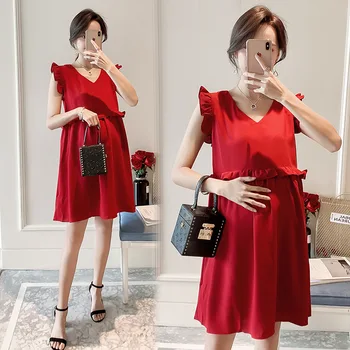 Pregnant women's dresses Korean summer loose vest pregnant dress maternity gowns pregnancy top sleeveless
Pregnant women's dresses Korean summer loose vest pregnant dress maternity gowns pregnancy top sleeveless