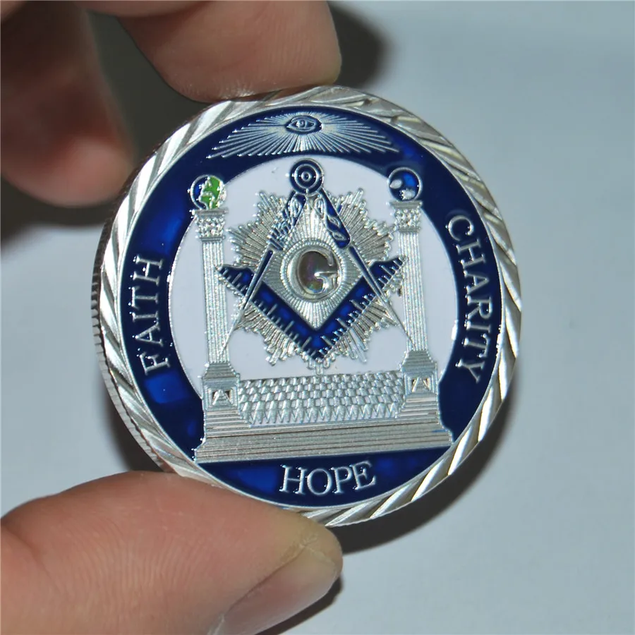 FAITH, CHARITY & HOPE silver plated Masonic medals coins, Freemasonry coins collectibles Proud Freemason coins free shipping
FAITH, CHARITY & HOPE silver plated Masonic medals coins, Freemasonry coins collectibles Proud Freemason coins free shipping
