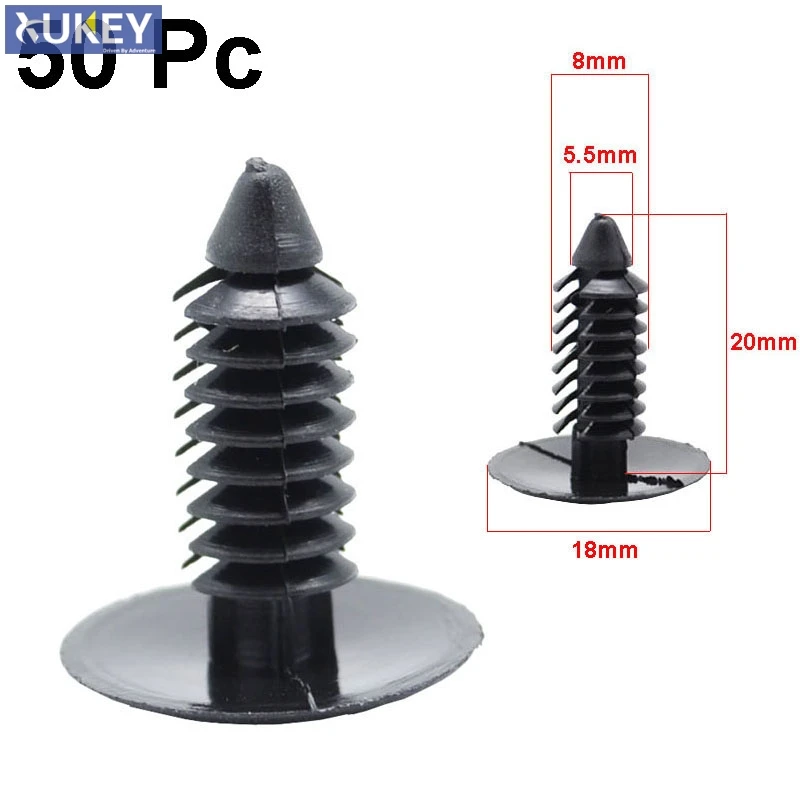 50Pc Plastic Clip Rivets Fastener 8mm Dia for Car Auto Bumper Fender Rocker Roof Door Panel Fasteners Car Accessories Rivet
50Pc Plastic Clip Rivets Fastener 8mm Dia for Car Auto Bumper Fender Rocker Roof Door Panel Fasteners Car Accessories Rivet