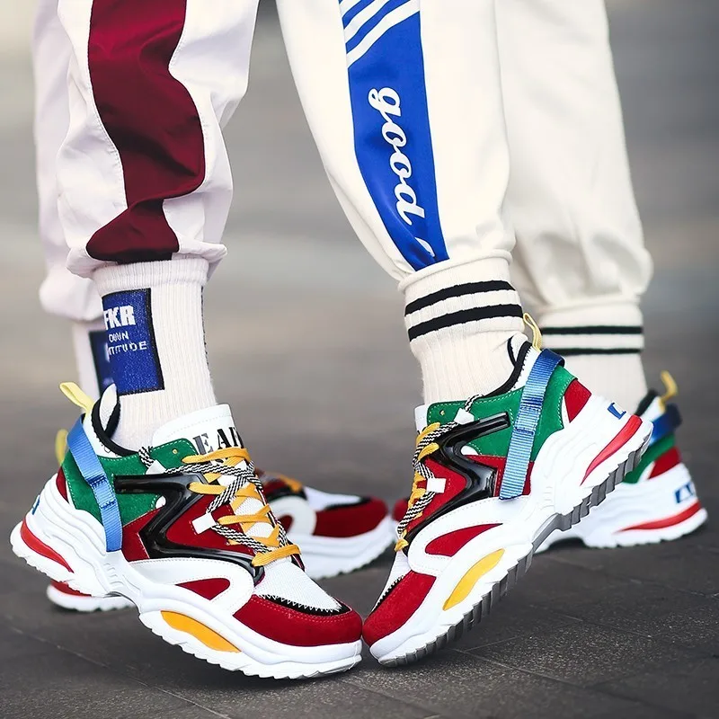 High Quality Men Breathable Sneakers Adults Casual Shoes Masculino New Trend Fashion Cheap Lace Up Color Matching Zapatilla
High Quality Men Breathable Sneakers Adults Casual Shoes Masculino New Trend Fashion Cheap Lace Up Color Matching Zapatilla