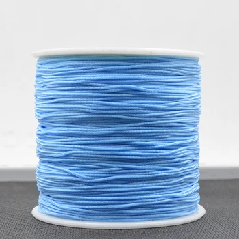 Wholesale Blue Color 100yards/Spool 0.8MM Nylon Black Chinese Knotting Macrame Cord Braided DIY Beading String Thread
Wholesale Blue Color 100yards/Spool 0.8MM Nylon Black Chinese Knotting Macrame Cord Braided DIY Beading String Thread
