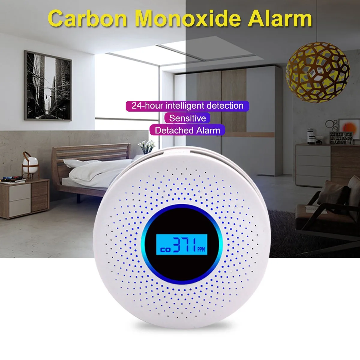 2 in 1 LED Digital Gas Smoke Alarm Co Carbon Monoxide Detector Voice Warn Sensor Home Security Protection High Sensitive
2 in 1 LED Digital Gas Smoke Alarm Co Carbon Monoxide Detector Voice Warn Sensor Home Security Protection High Sensitive