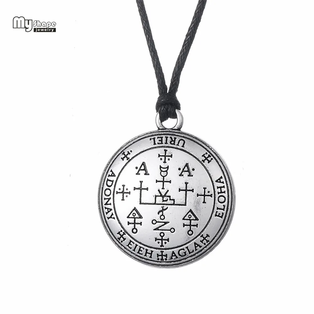 My Shape Viking Necklaes Traditional Culture Rune Amulet Statement Necklace Religion Rope String Archangel Uriel Talisman Choker
My Shape Viking Necklaes Traditional Culture Rune Amulet Statement Necklace Religion Rope String Archangel Uriel Talisman Choker